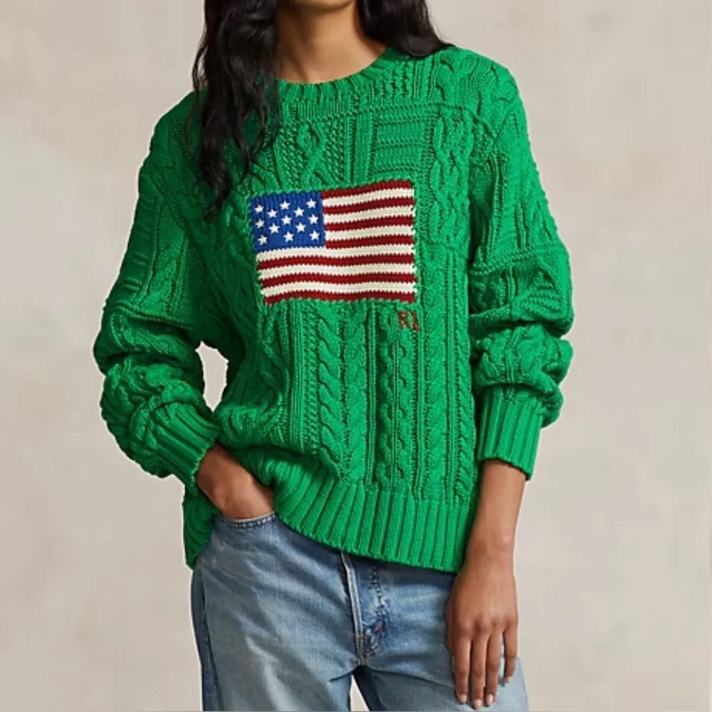 Polo Ralph Lauren Aran Cotton Sweater - Picture 13 of 15